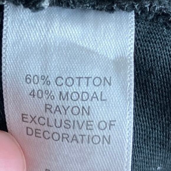 J Jill Womens Skirt Black Embroidered Elastic Waist Midi Modal Blend Small - Picture 5 of 10